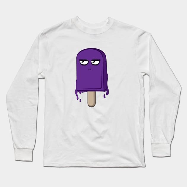 Purple Ice Cream Long Sleeve T-Shirt by Namarqueza